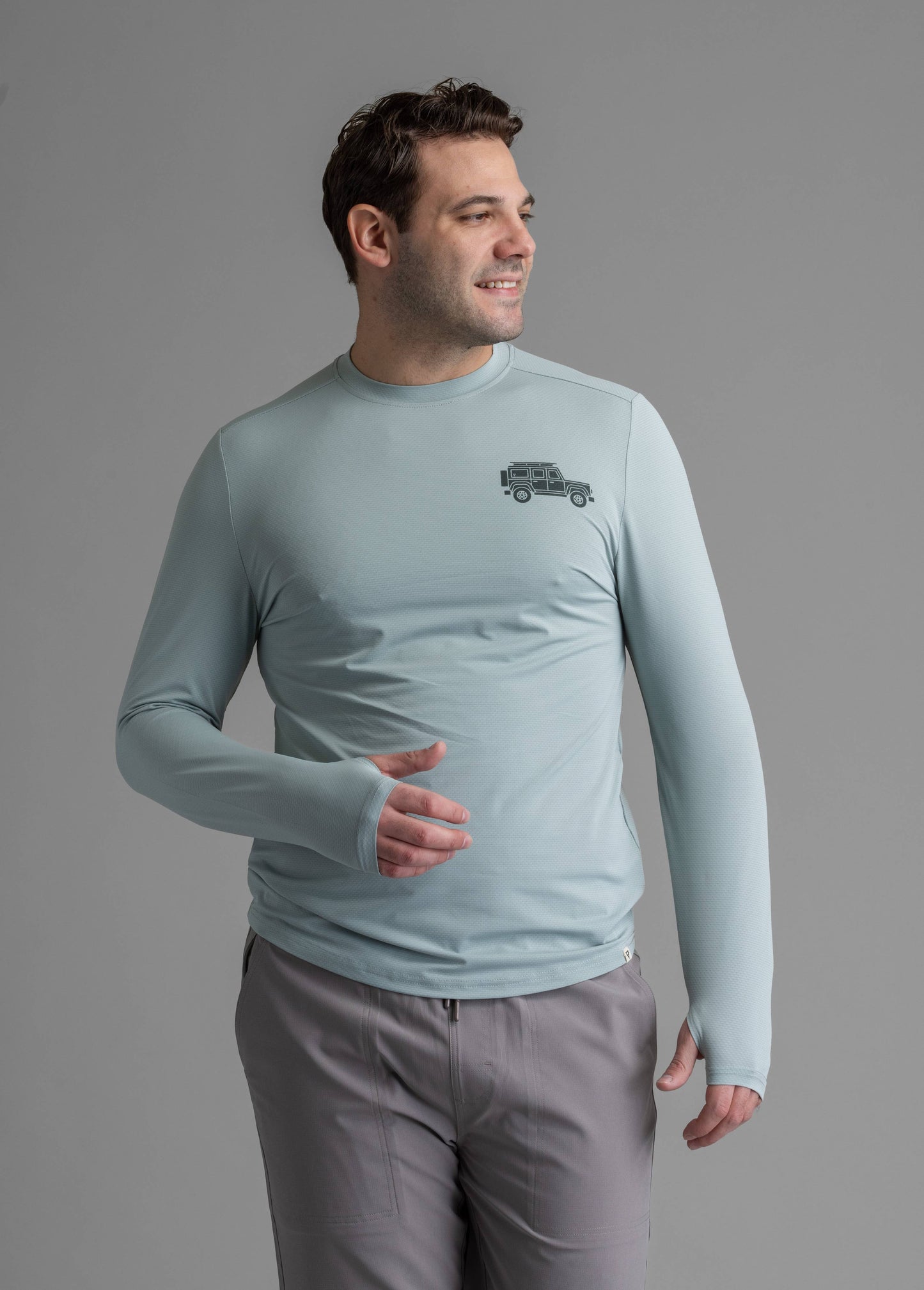 Men's UPF 50+ Graphic Crew