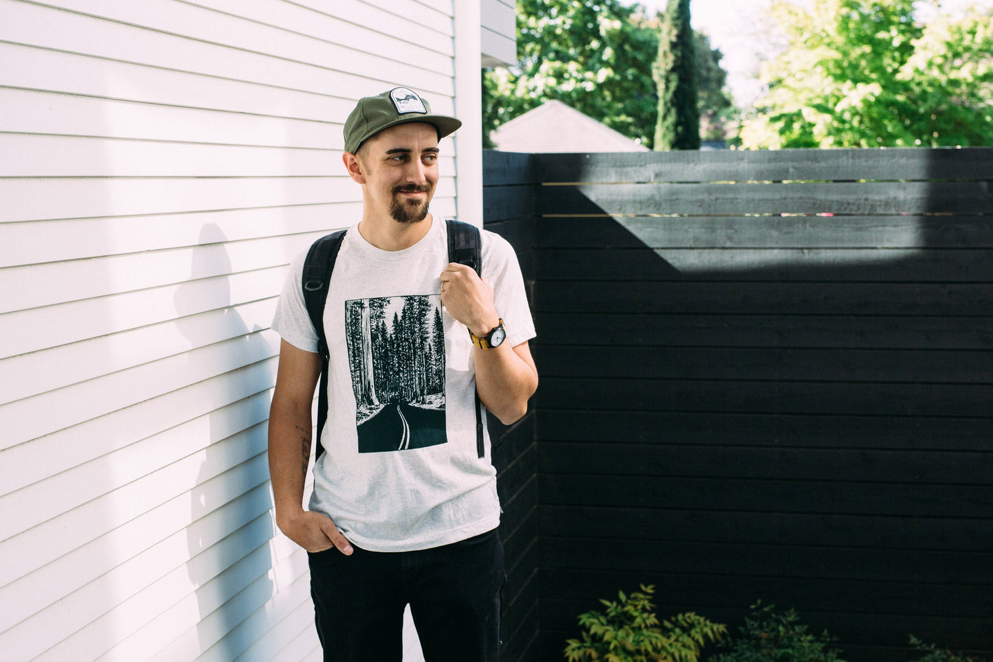 Redwoods Tee-Oatmeal