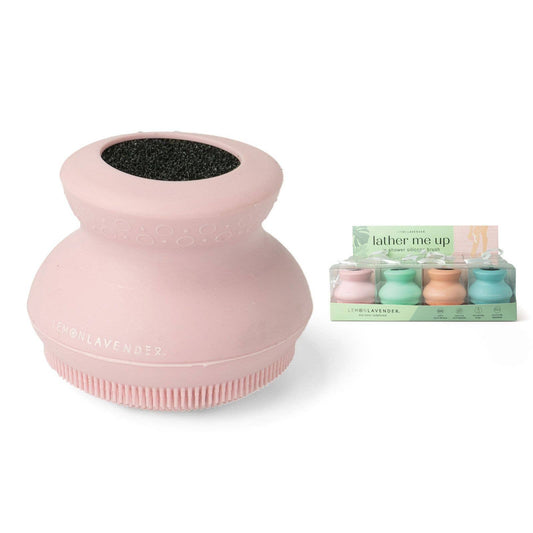 Lemon Lavender Silicone Body Scrubber