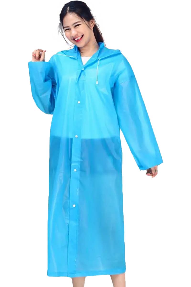 Hooded Poncho Raincoat - Unisex