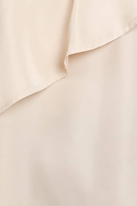 Asymmetrical Ruffle Cami Top