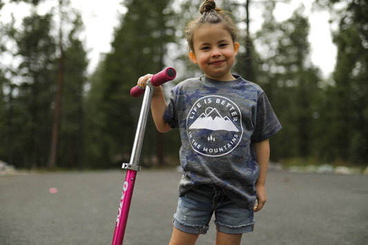 Life is Better in the Mountains Toddler Tee- Various Colors