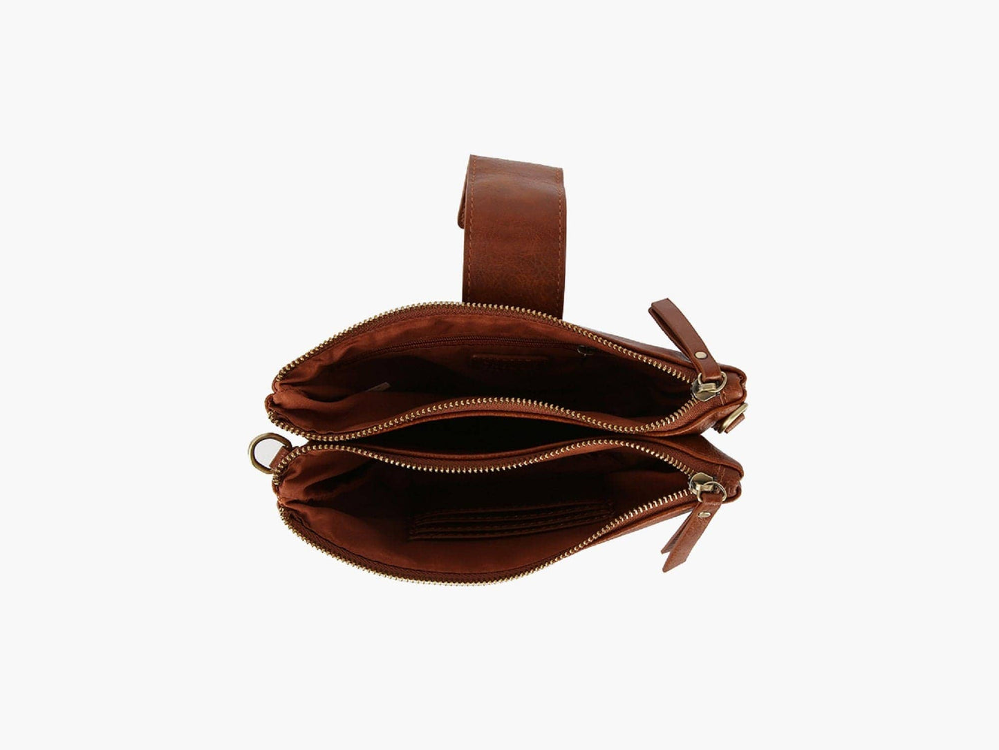 Two-Compartment Crossbody Bag