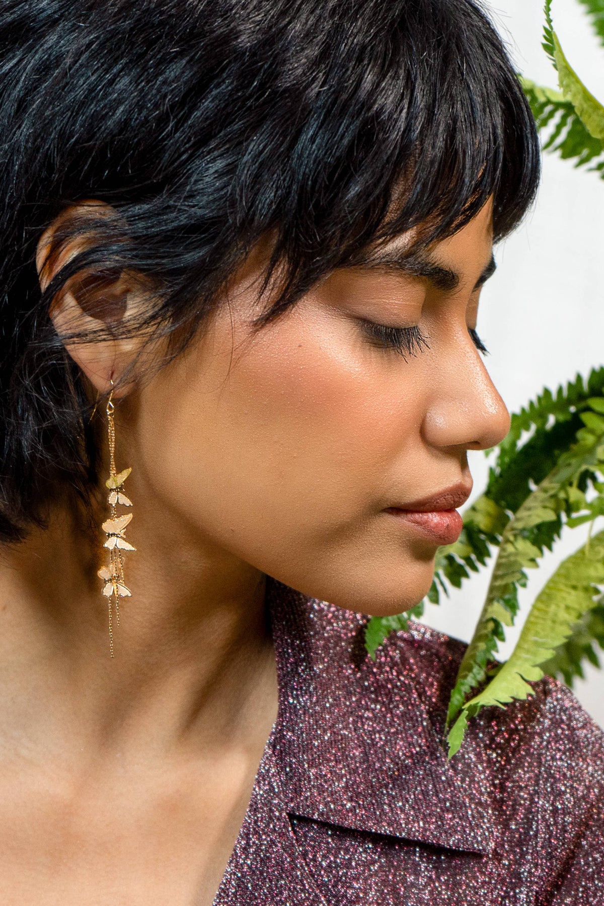 Give Me Butterflies Earring - 18K Gold Plated