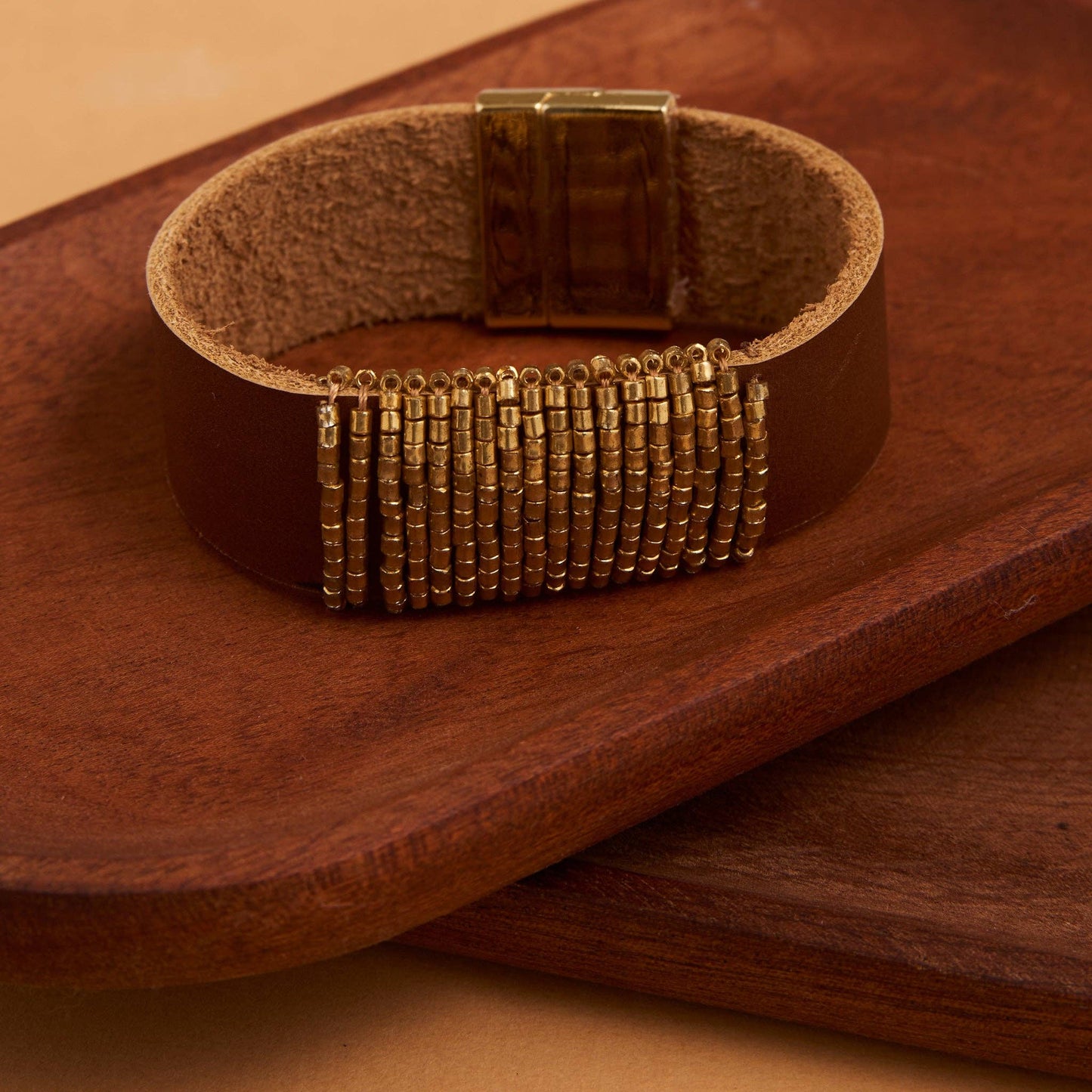 Magnetic Gold Beads Bracelet