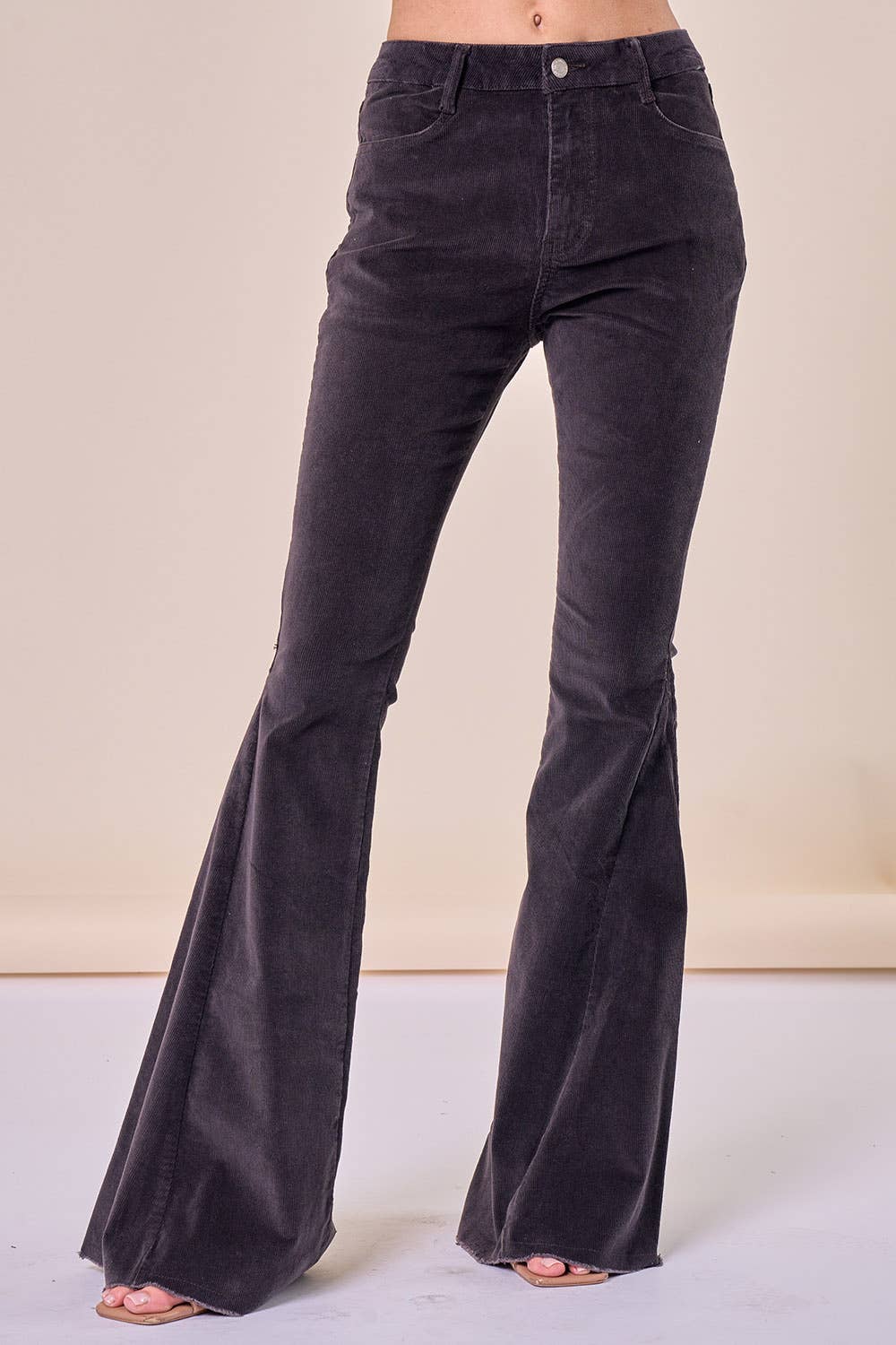 Charcoal Corduroy Bellbottoms
