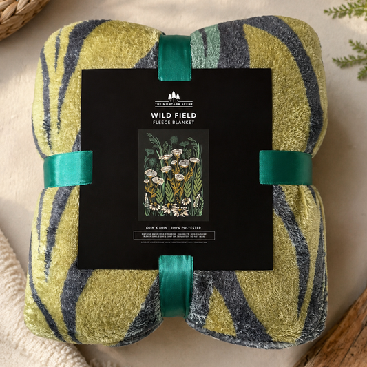 Wild Field Lightweight Fleece Blanket