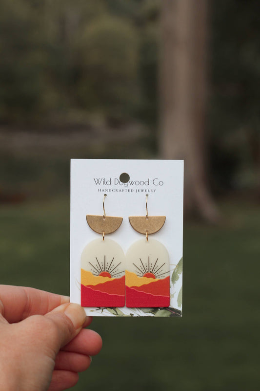 Desert Landscape Earrings