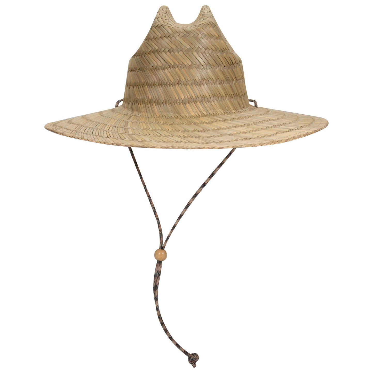 Straw Lifeguard Hat with Adjustable Cord