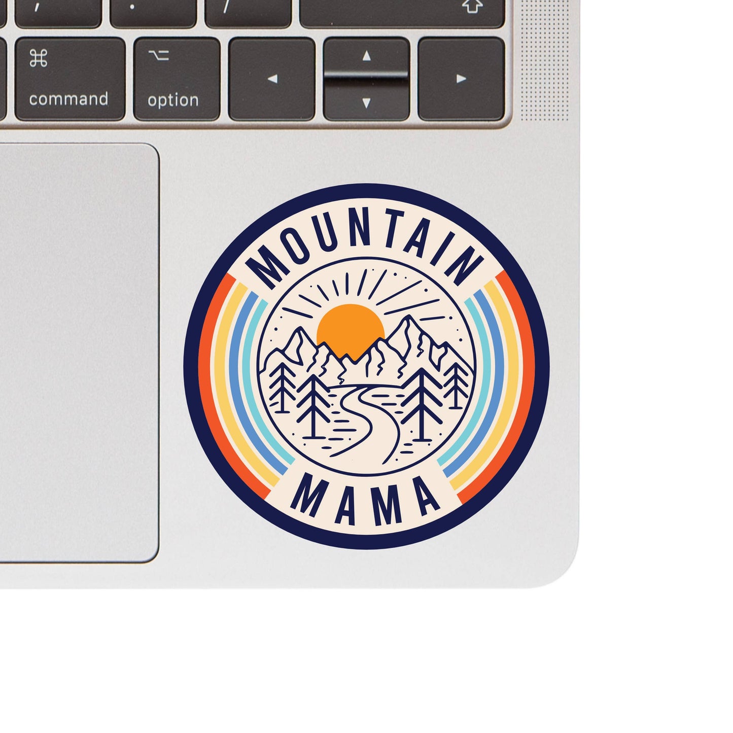 Forest Trees Mountain Mama High Quality Vinyl Sticker