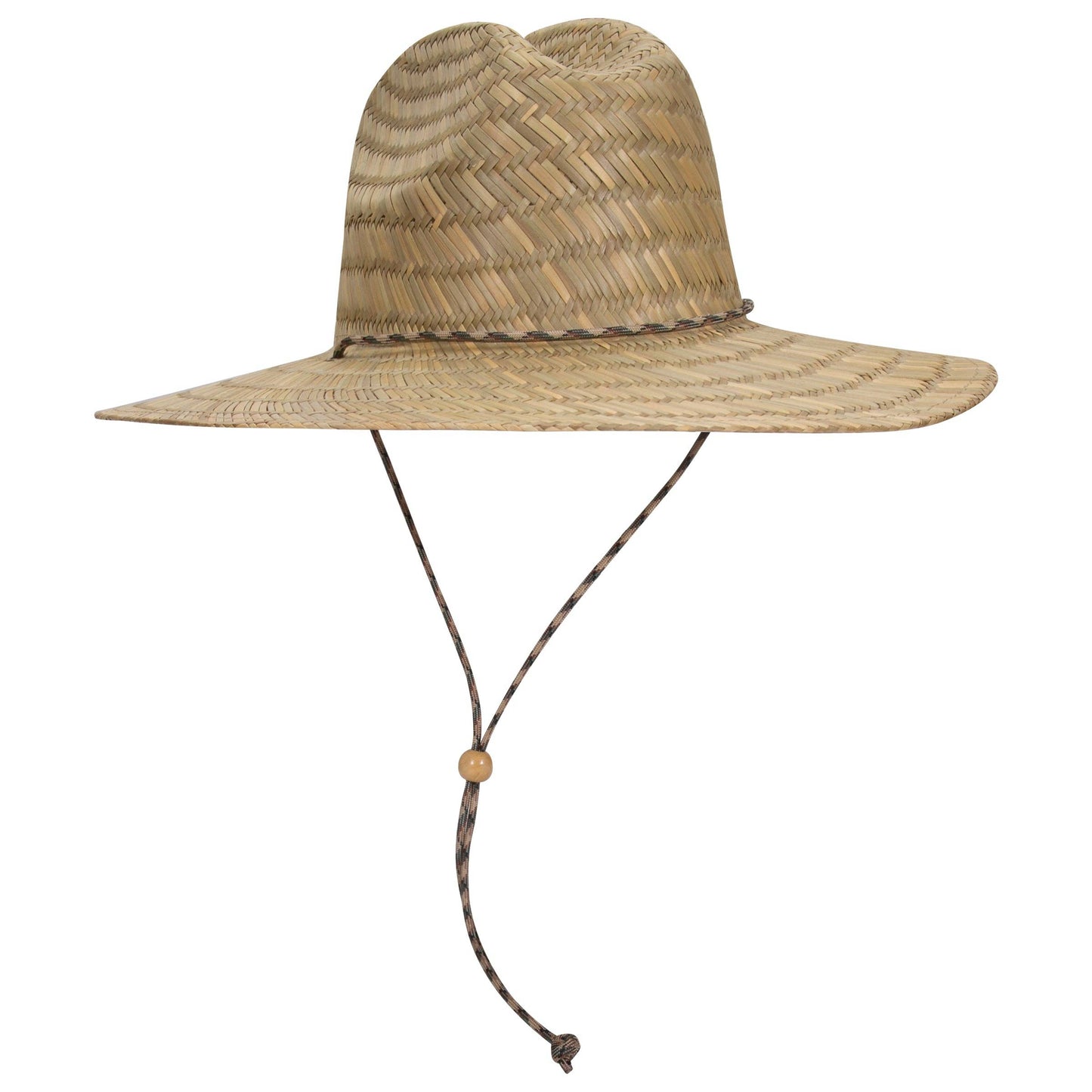 Straw Lifeguard Hat with Adjustable Cord