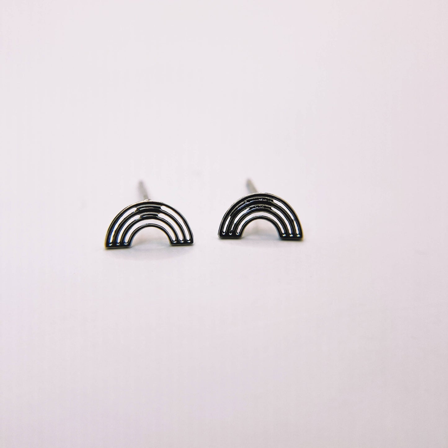 Mini Rainbow Stud Earrings