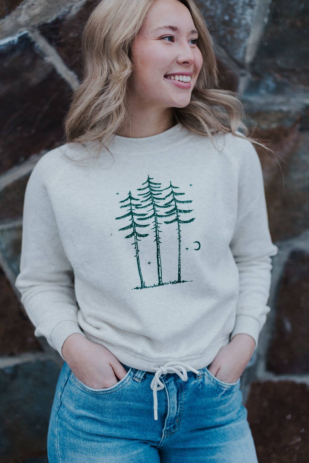 Three Trees Ladies Boxy Fleece