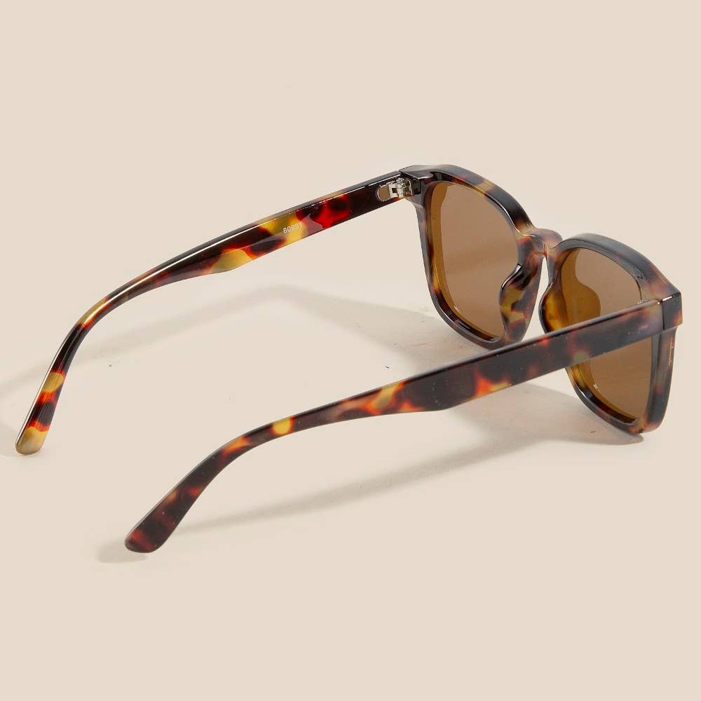 Classic Square Lens Sunglasses Set