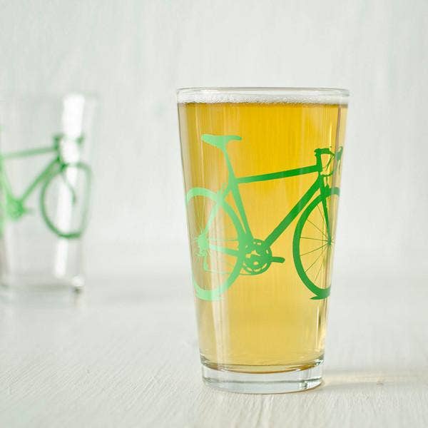 Bicycle Pint Glasses