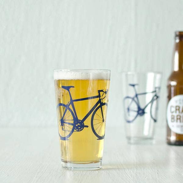 Bicycle Pint Glasses