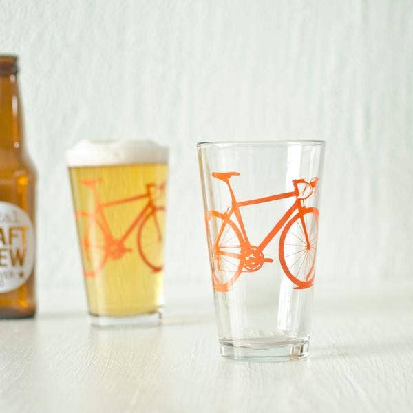 Bicycle Pint Glasses