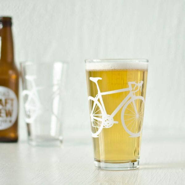 Bicycle Pint Glasses