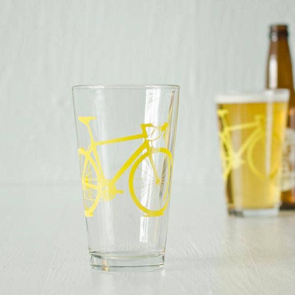 Bicycle Pint Glasses