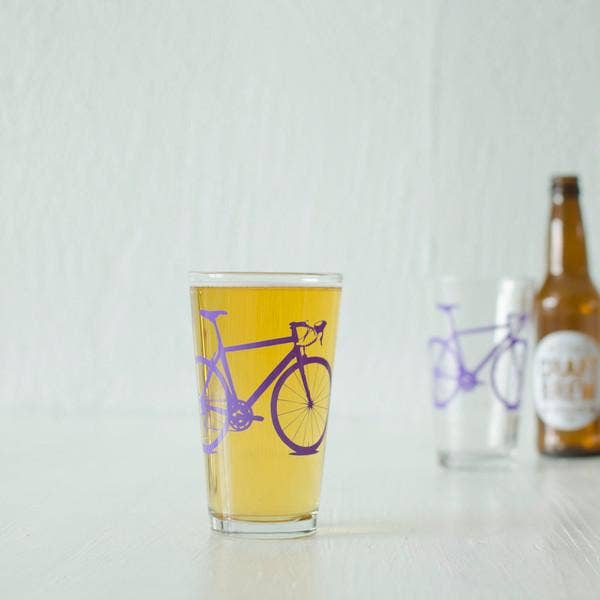 Bicycle Pint Glasses