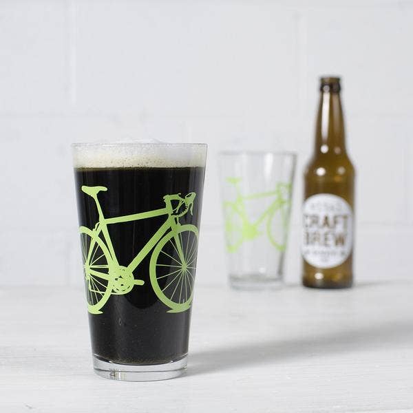 Bicycle Pint Glasses