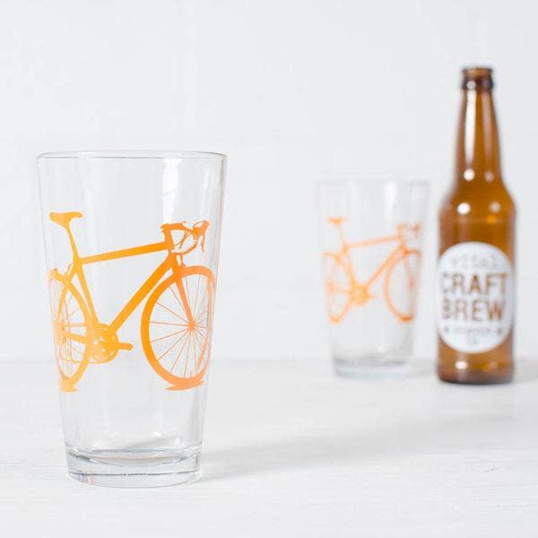 Bicycle Pint Glasses