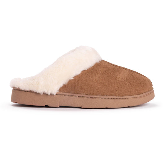 Faux Suede Clog Slippers