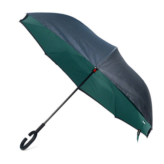Solid Color Double Layer Inverted Umbrella