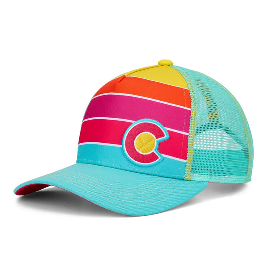 Turquoise Lake Fader Trucker