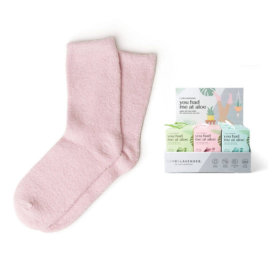 You Had Me At Aloe Super Soft Spa Socks