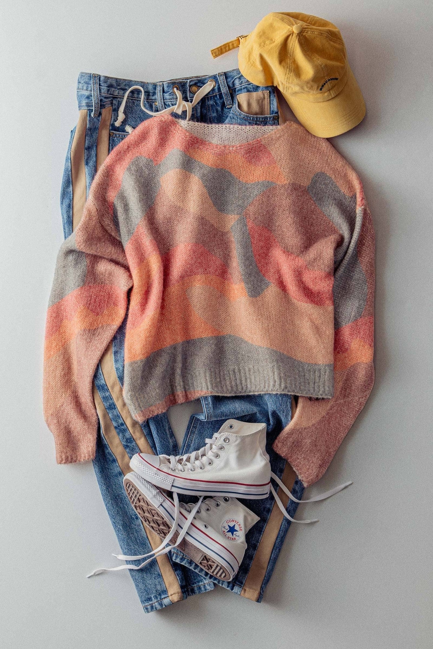 Abstract Knit Sweater