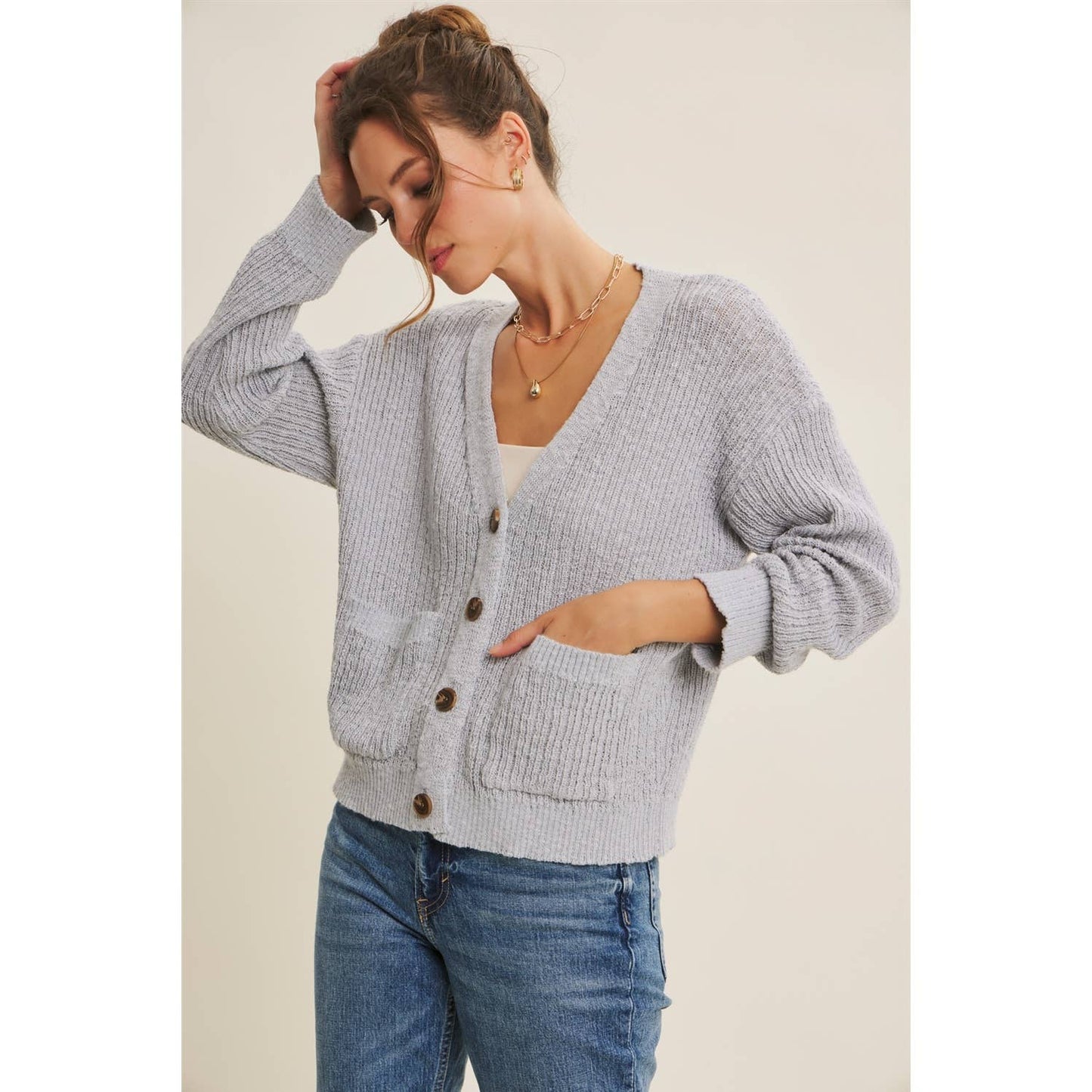 Relaxed Sweater Cardigan