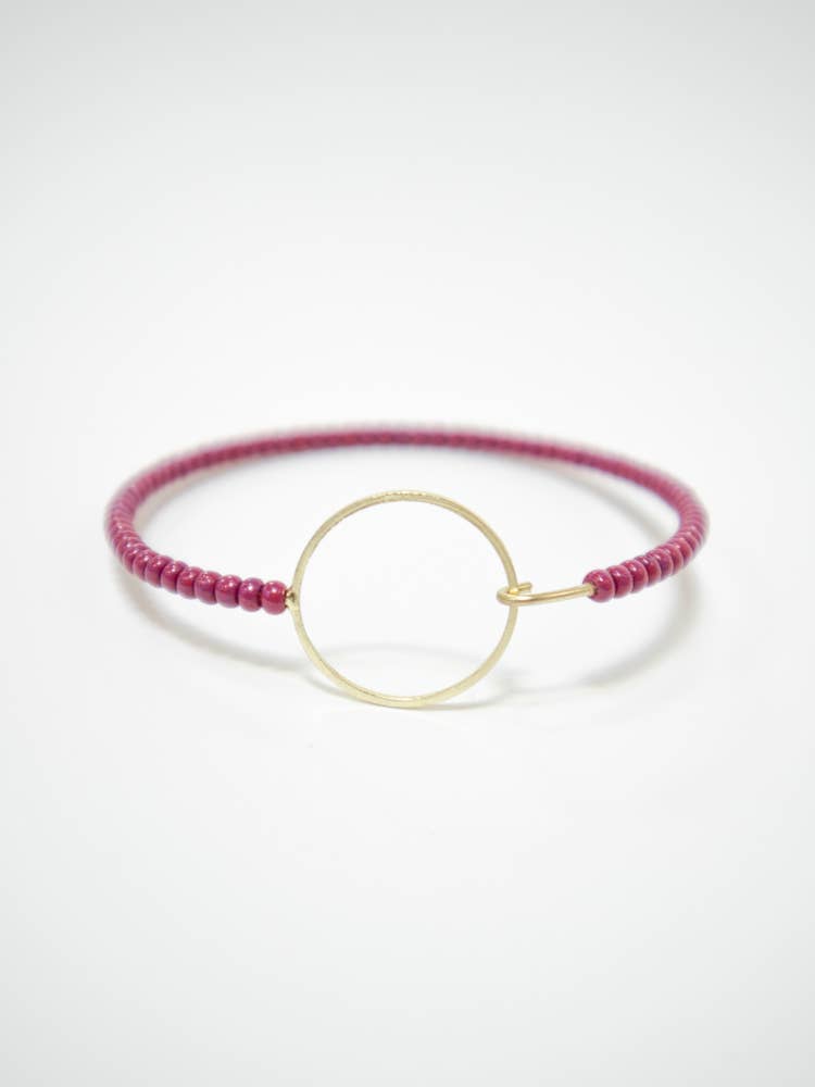 All Around Beaded Bracelet Mulberry