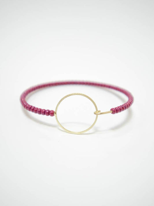 All Around Beaded Bracelet Mulberry