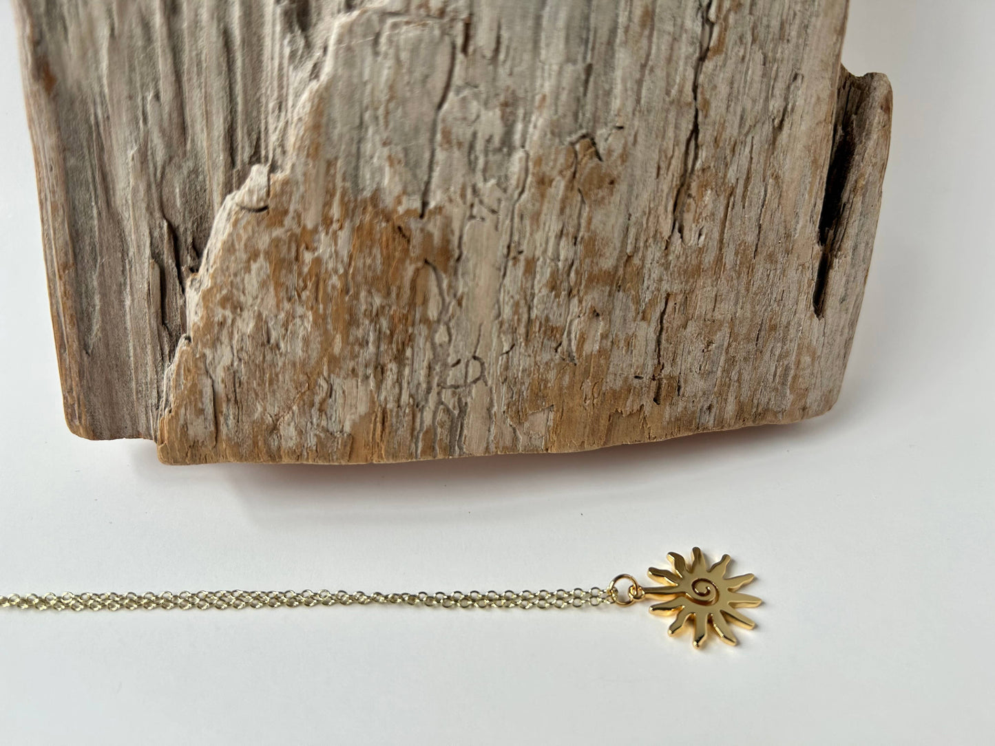 Spiral Sun Necklace