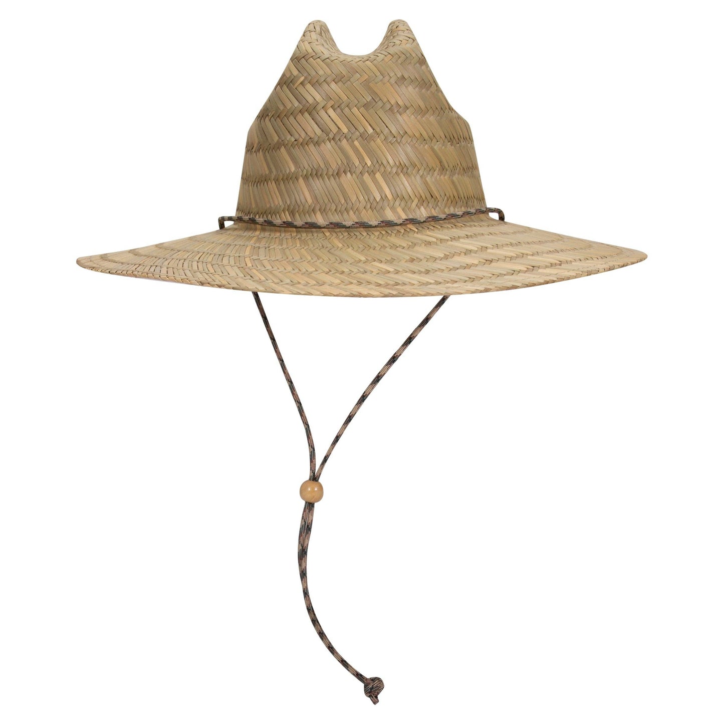 Straw Lifeguard Hat with Adjustable Cord