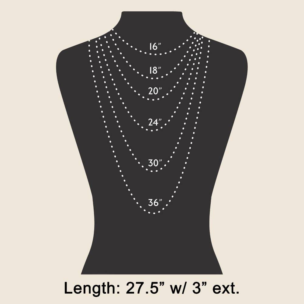 Assorted Beaded Long Chain Necklace