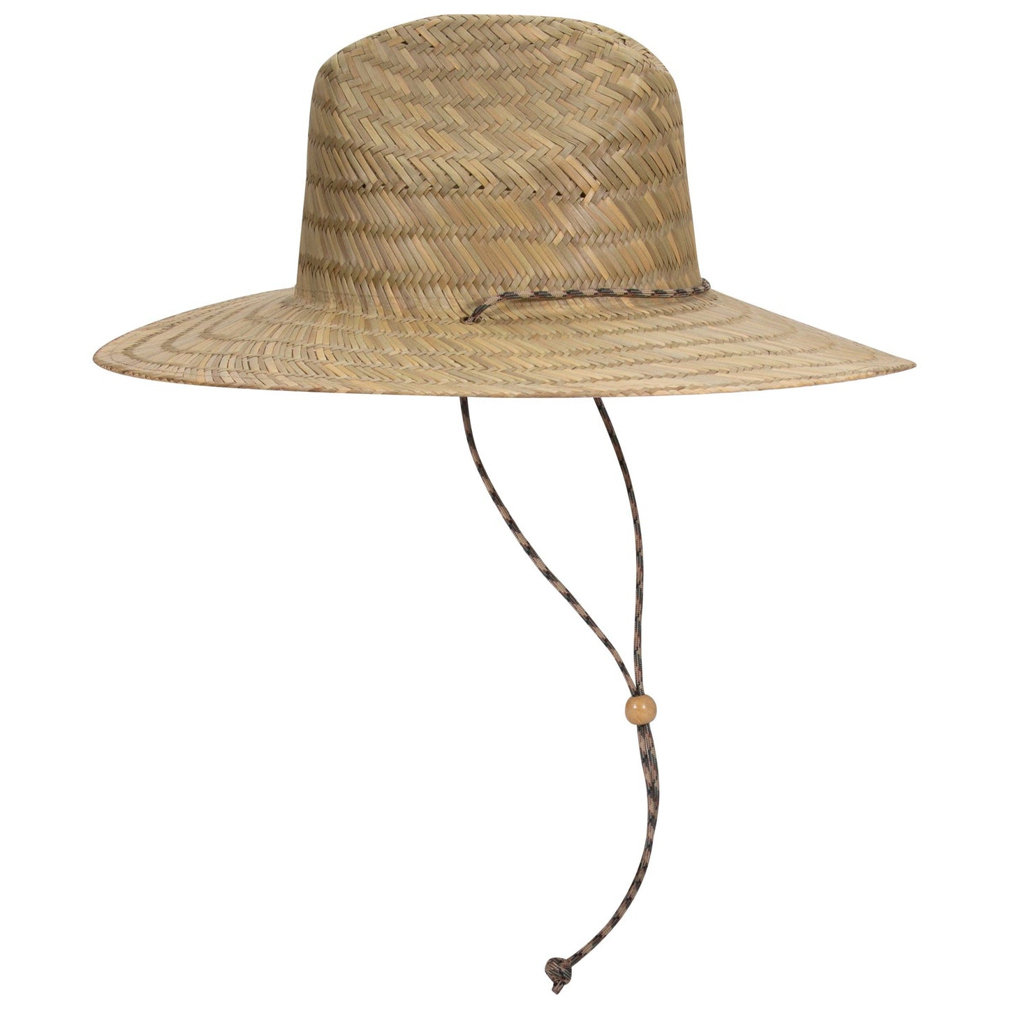 Straw Lifeguard Hat with Adjustable Cord