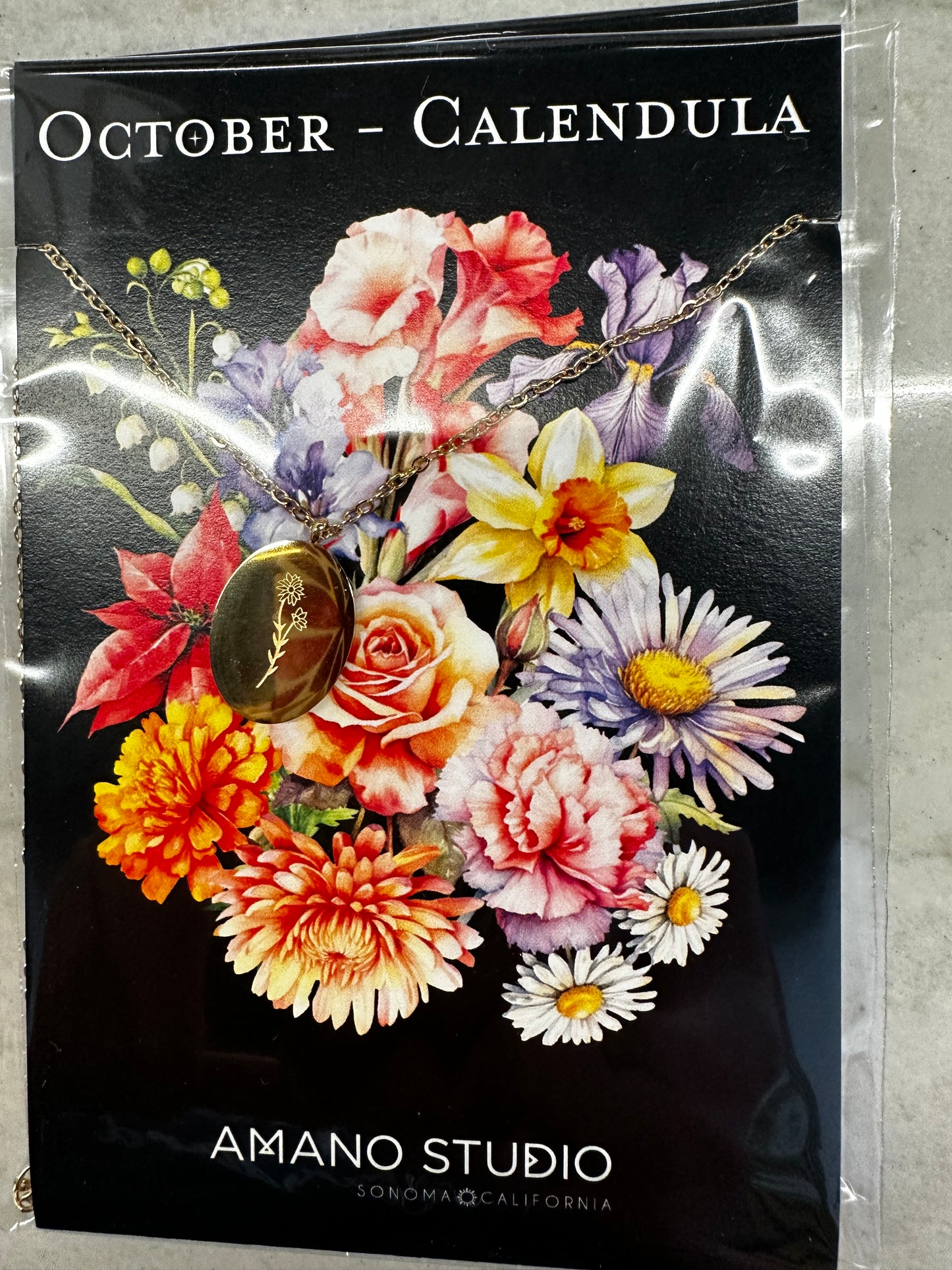 Birth Flower Necklace