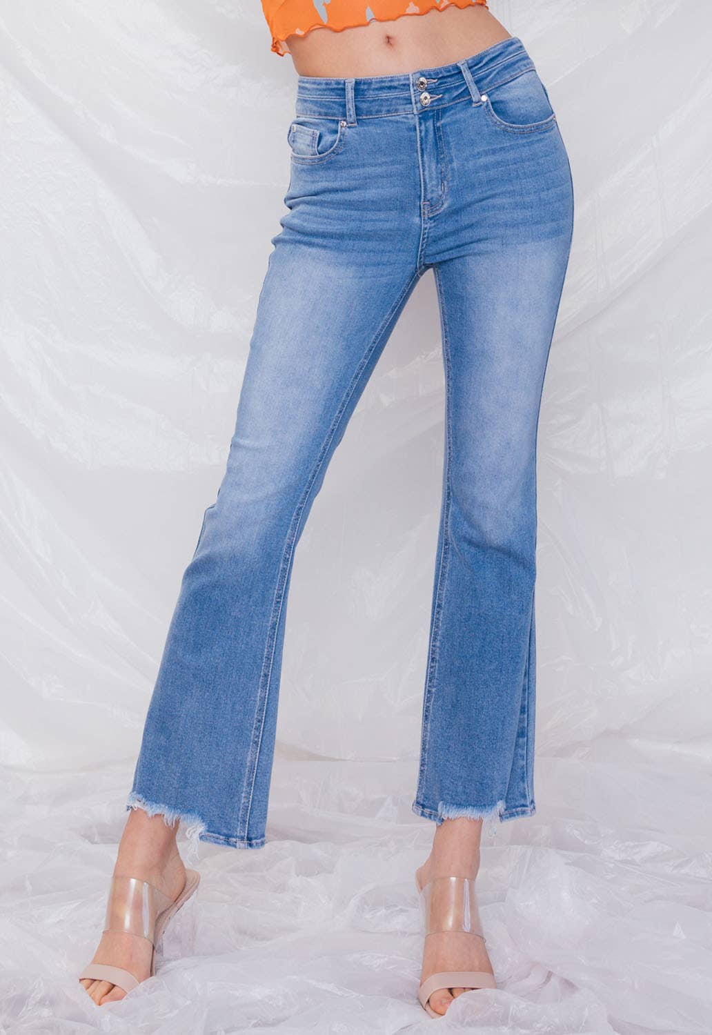 OPEN PACK Mini Bootcut Jeans XP7011