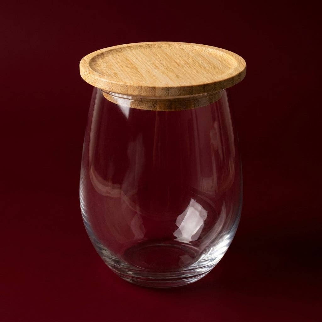 Bamboo Wine Glass Charcuterie Topper