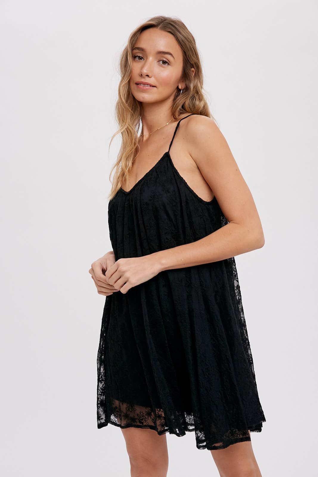 Lace Cami Shift Dress