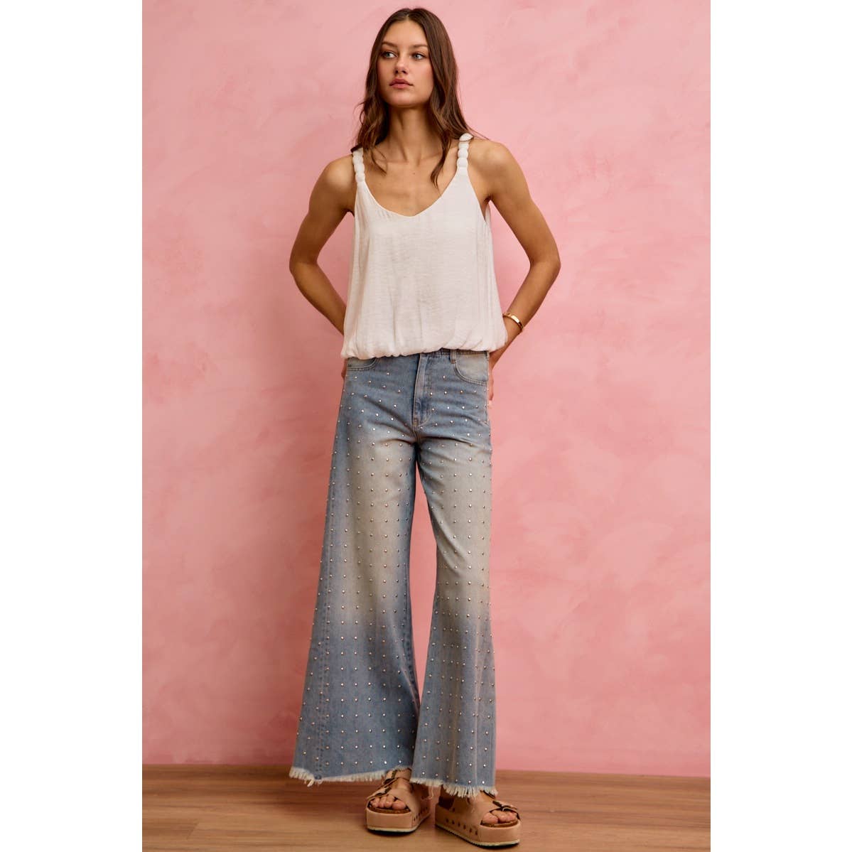 Bubble Hem Tank Top
