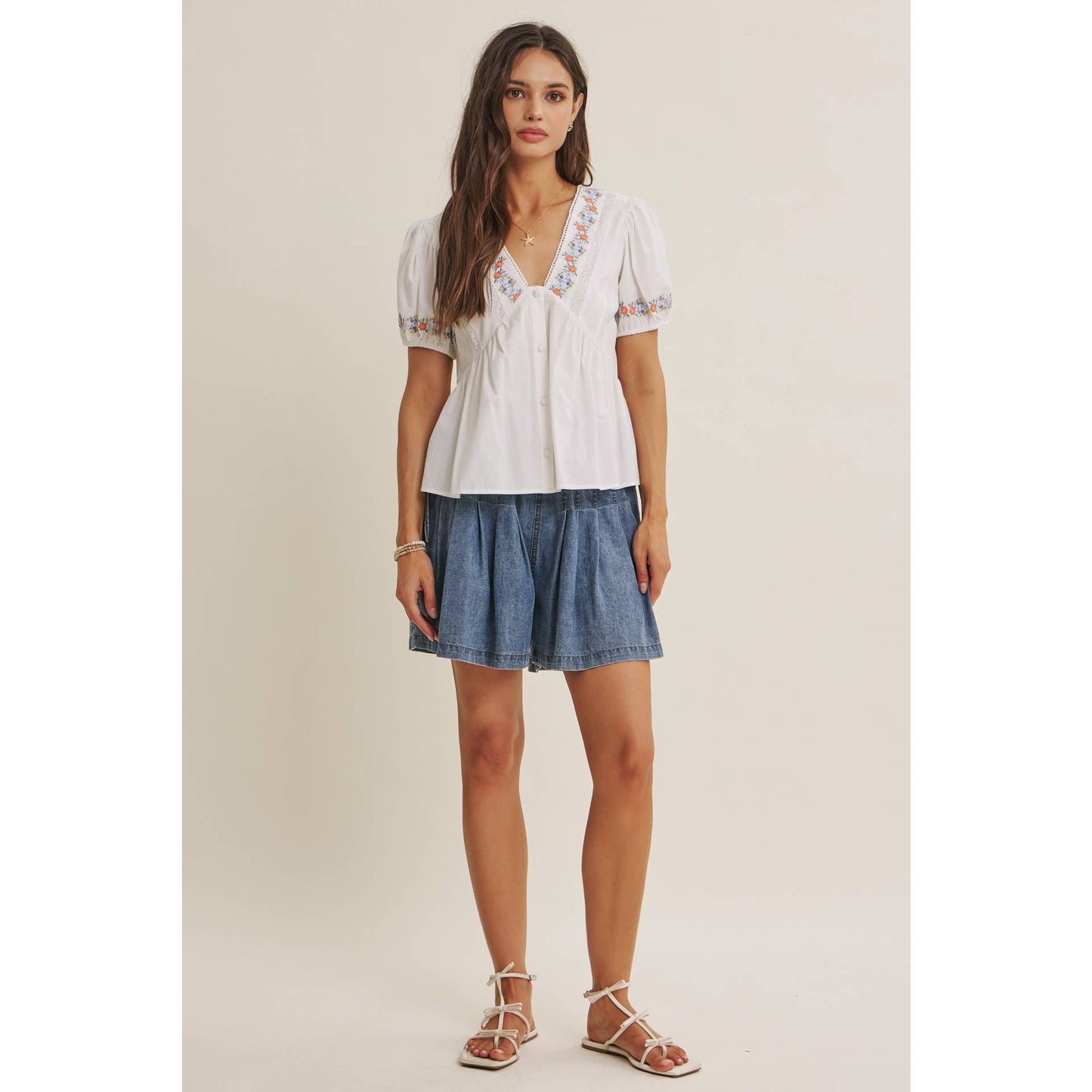 Wildflower Embroidered Blouse