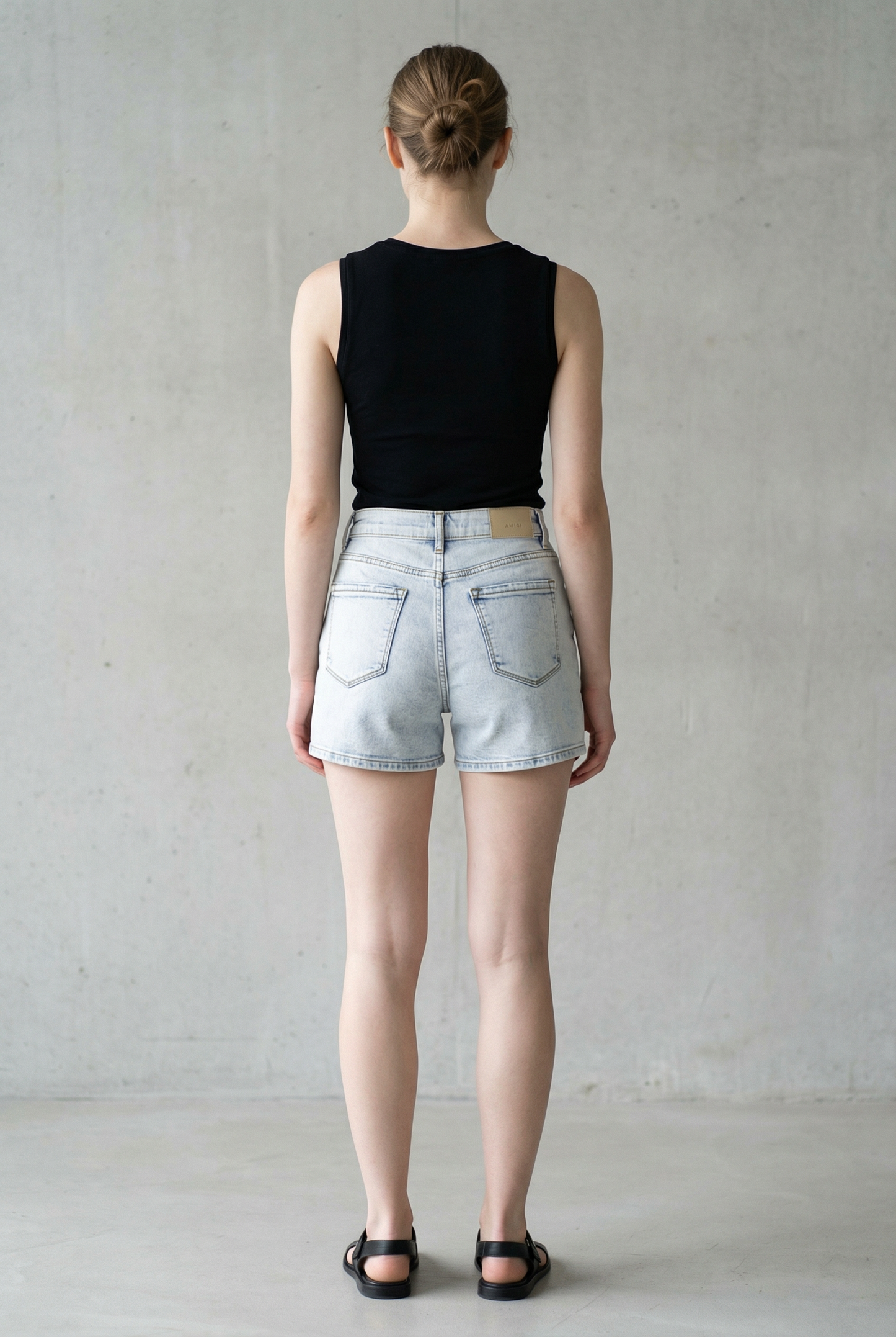 High Rise Midi Shorts