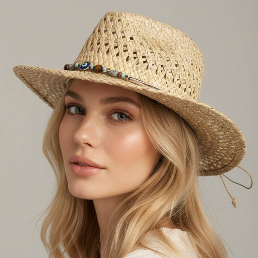 Breathable Woven Western Hat