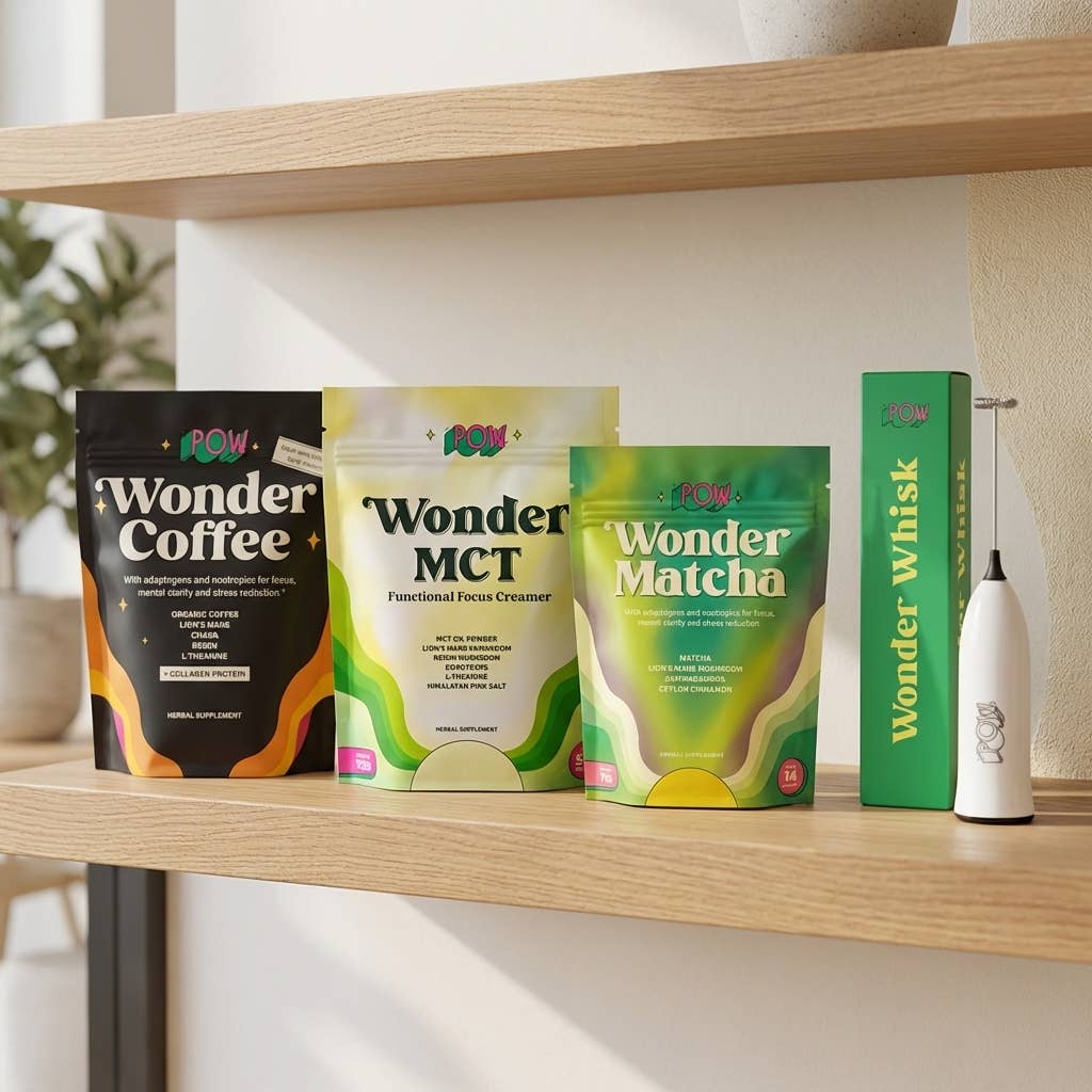 Wonder Coffee – Functional Mushroom Coffee (30 Servings)