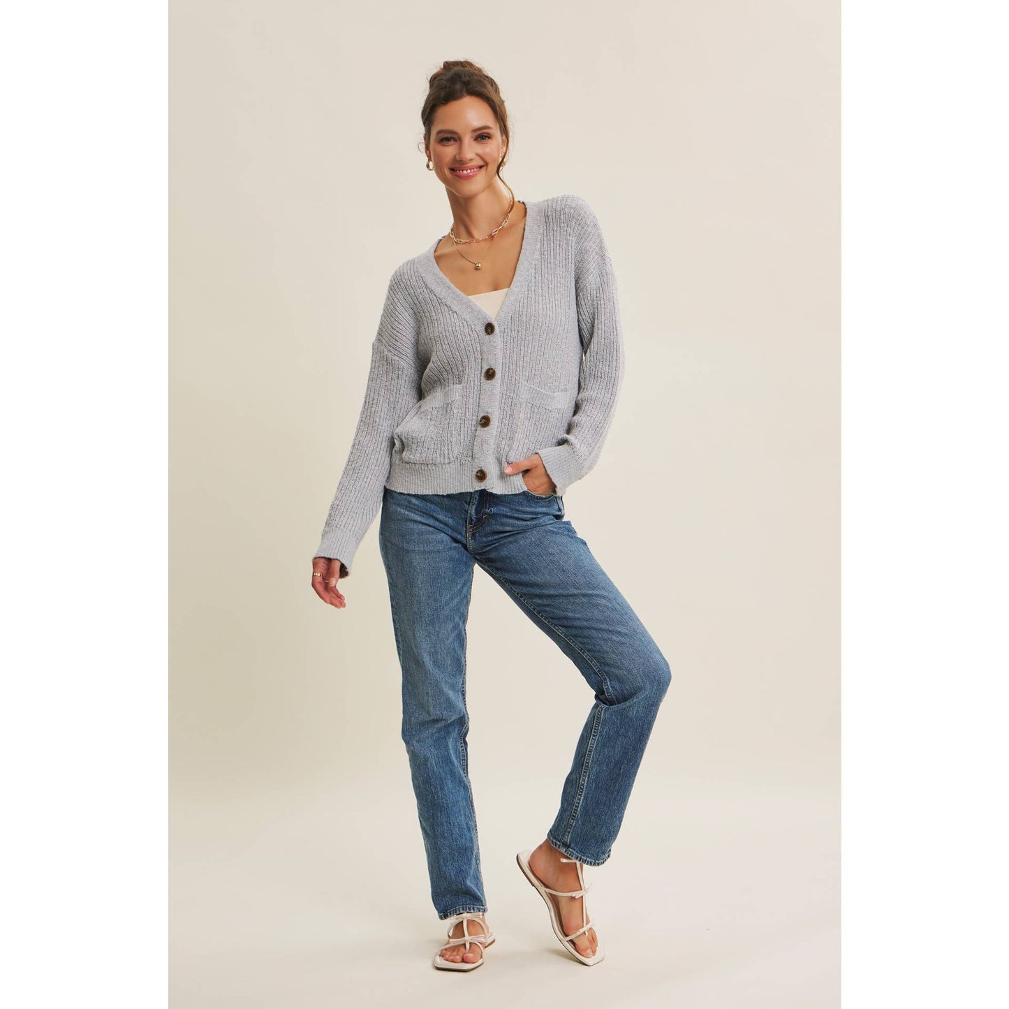 Relaxed Sweater Cardigan