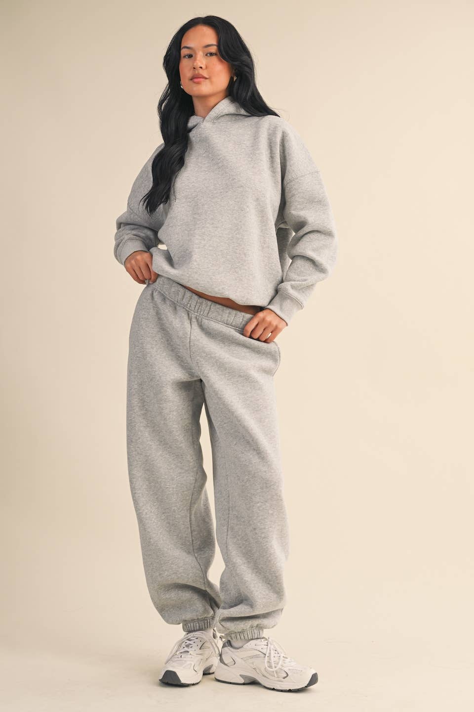 Cozy Fleece Oversized Pullover Hoodie