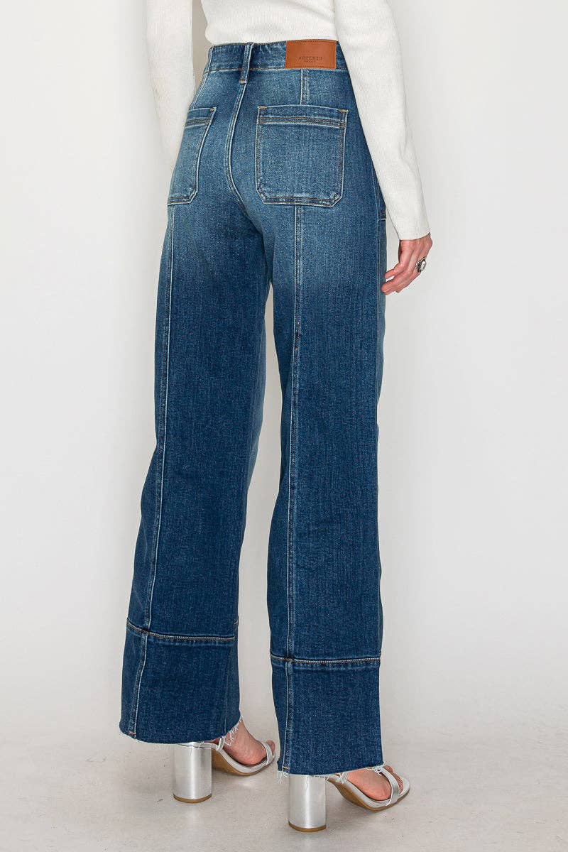 Seamed High Rise Jeans